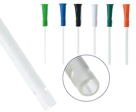 SERVONA® Absaugkatheter 15 cm mit Trichter