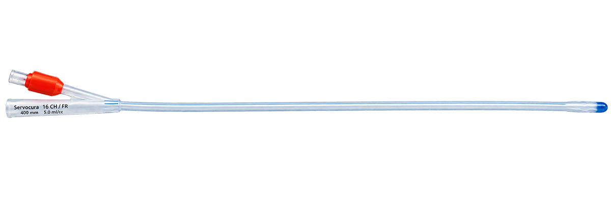 SERVOCURA® Ballonkatheter 2-Wege mit Nelaton Spitze